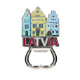 Ledusskapja magnēts atvērējs Latvija Trīs brāļi